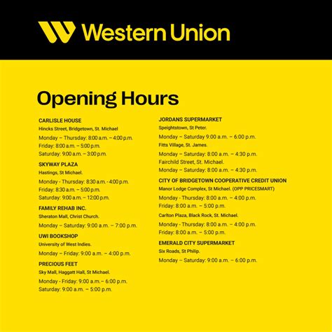 Western Union is Now Open! Visit .